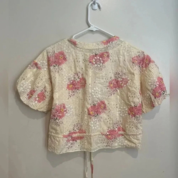 Walter Baker Puff Sleeve Celeste Boho Top NEW WITH TAG - Picture 4 of 7